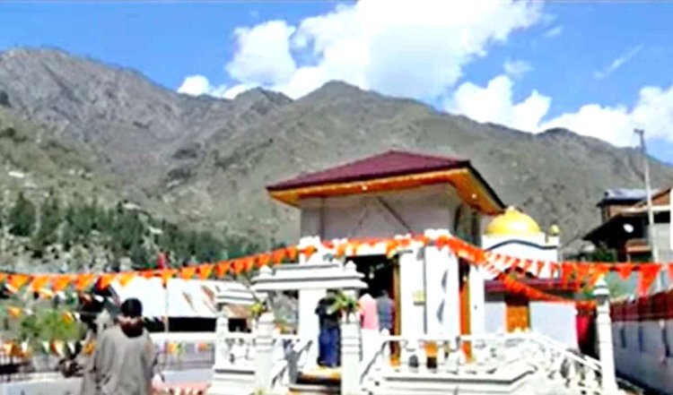 कश्मीर में कबायली हमले में ध्वस्त हुए माता शारदा मंदिर का हुआ पुनर्निर्माण