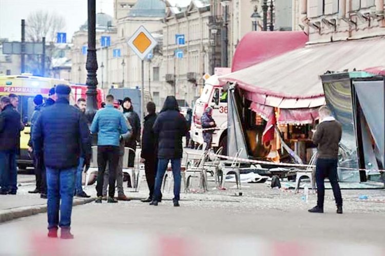रूस के कैफे में विस्फोट में एक की मौत, 25 घायल