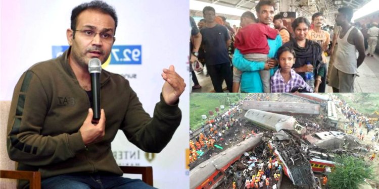 वीरेंद्र सहवाग ने ओडिशा ट्रेन हादसा में पीडि़तों के सहयोग में बढ़ाया हाथ