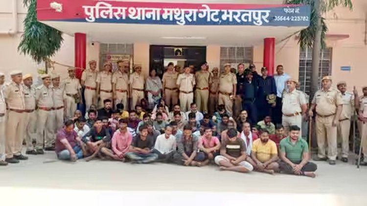 भरतपुर संभाग में वांछित 1370 अपराधी गिरफ्तार