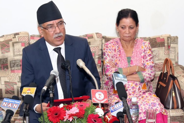 नेपाली प्रधानमंत्री प्रचंड की पत्नी का निधन