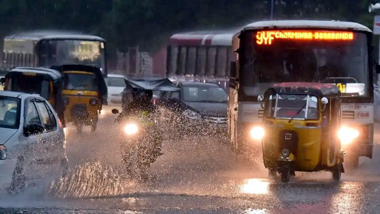 तेलंगाना में अगले 24 घंटों में भारी बारिश के आसार