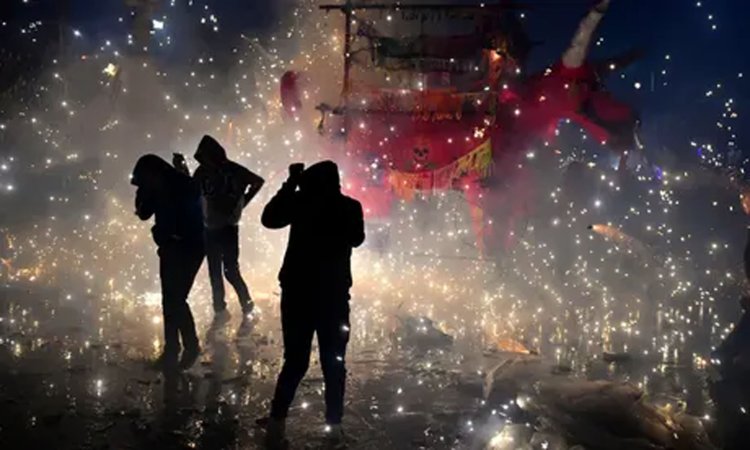 मेक्सिको में धार्मिक उत्सव के दौरान हुआ विस्फोट