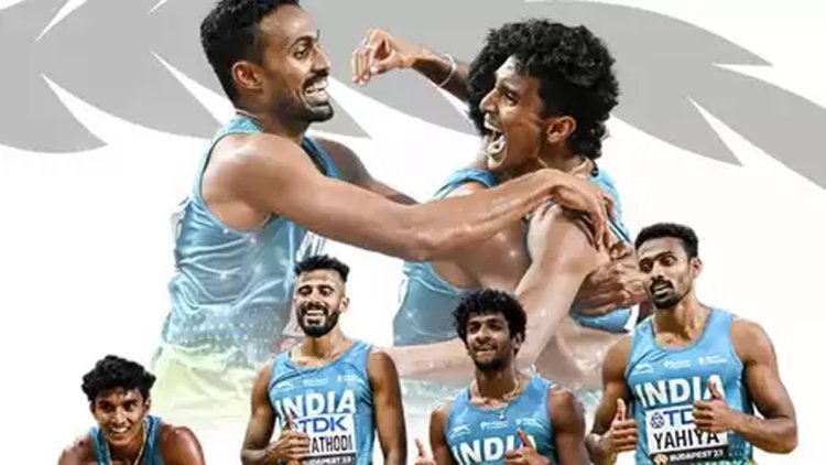 एशियाई रिकॉर्ड के साथ भारत 4 गुणा 400 मीटर रिले के फाइनल में