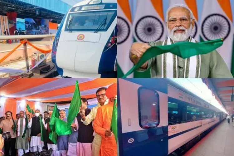 नौ वंदे भारत ट्रेनों का शुभारंभ आधुनिक कनेक्टिविटी का अभूतपूर्व अवसर : मोदी