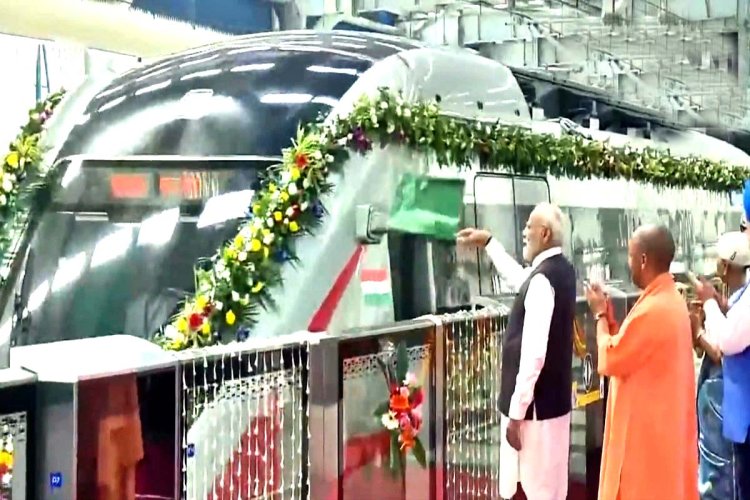 पीएम मोदी ने दिल्ली-मेरठ रैपिड रेल कॉरिडोर का उद्घाटन किया