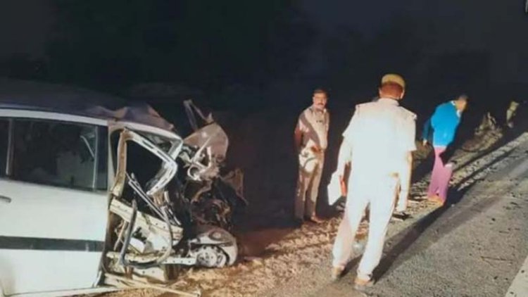 हनुमानगढ़ जिले में कार और ट्रोले के टकराने पर सात लोगों की मौत