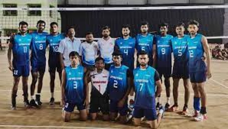राष्ट्रीय खेल प्रतियोगिता में भाग लेने के लिए महाराष्ट्र की रोलबॉल टीम गोवा रवाना