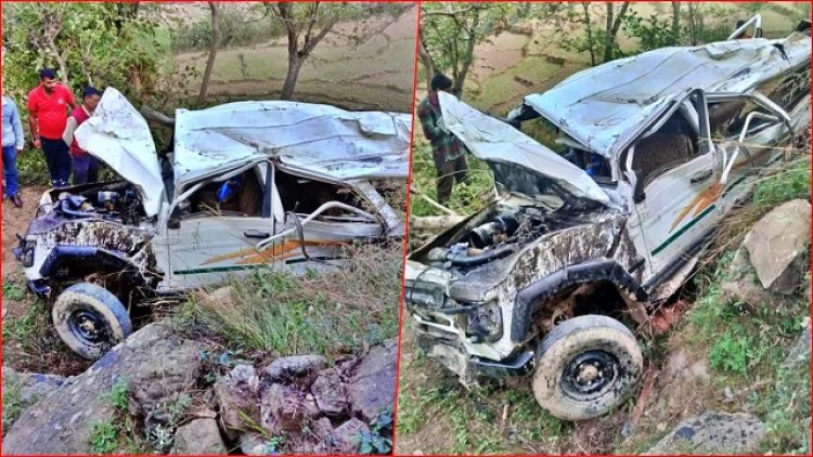 मंडी जिले में हुई सड़क दुर्घटना में चार लोगों की मौत, सात घायल