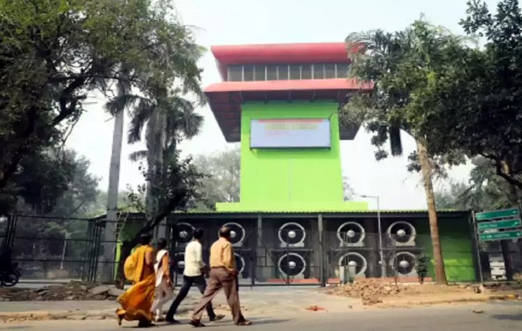 कनॉट प्लेस में बंद पड़े स्मॉग टावर के निरीक्षण के लिए दिल्ली सरकार ने भेजी टीम