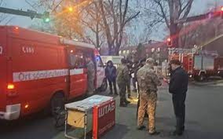 कजाकिस्तान के अल्माटी में छात्रावास में आग लगने से 13 लोगों की मौत
