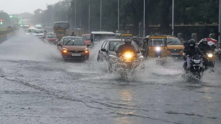 चक्रवाती तूफान के प्रभाव से चेन्नई और आसपास के जिलों में भारी बारिश