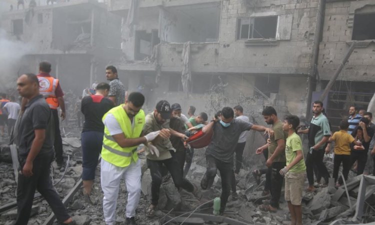 गाजा में फिलिस्तीनी मृतकों की संख्या बढ़कर 15,523 हुई
