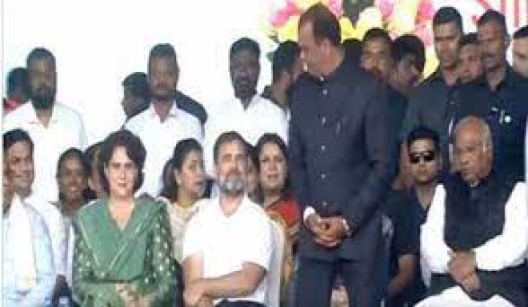 रेवंत रेड्डी के शपथ ग्रहण समारोह में कांग्रेस के दिग्गज नेता हैदराबाद पहुंचे