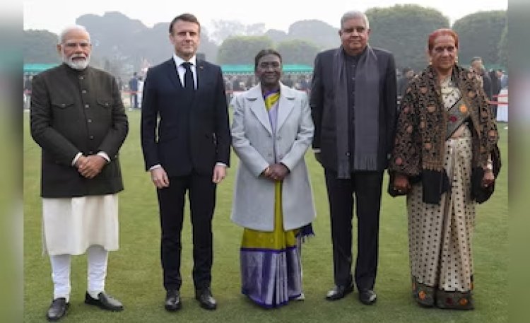 प्रधानमंत्री मोदी ने मैक्रों से कहा : आपकी यात्रा से भारत-फ्रांस मित्रता को मजबूती मिलेगी