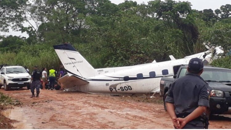 ब्राजील में विमान दुर्घटनाग्रस्त, दो की मौत
