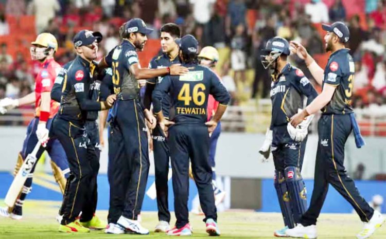 गुजरात टाइटंस ने पंजाब किंग्स को तीन विकेट से हराया