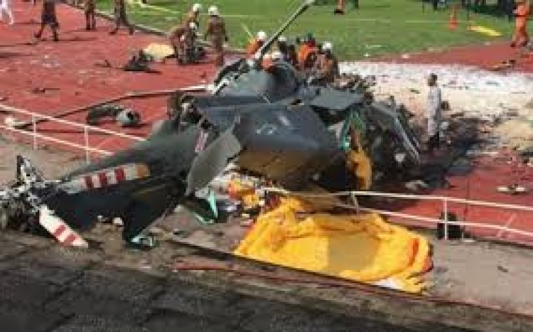 मलेशियाई सेना के दो हेलिकॉप्टर दुर्घटनाग्रस्त, 10 की मौत