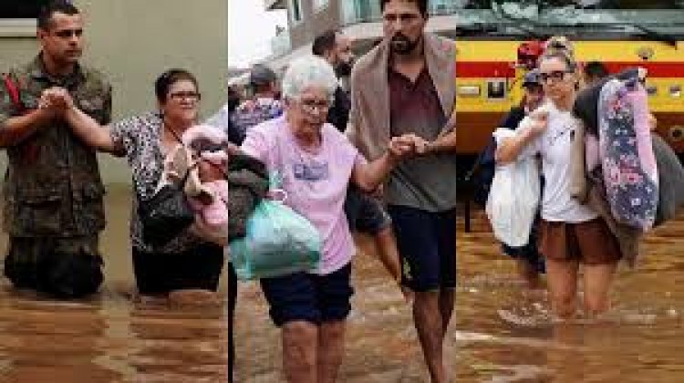 दक्षिणी ब्राज़ील में बाढ़ से मरने वालों की संख्या 75 हुयी